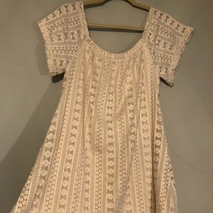 Off the shoulder lace dress